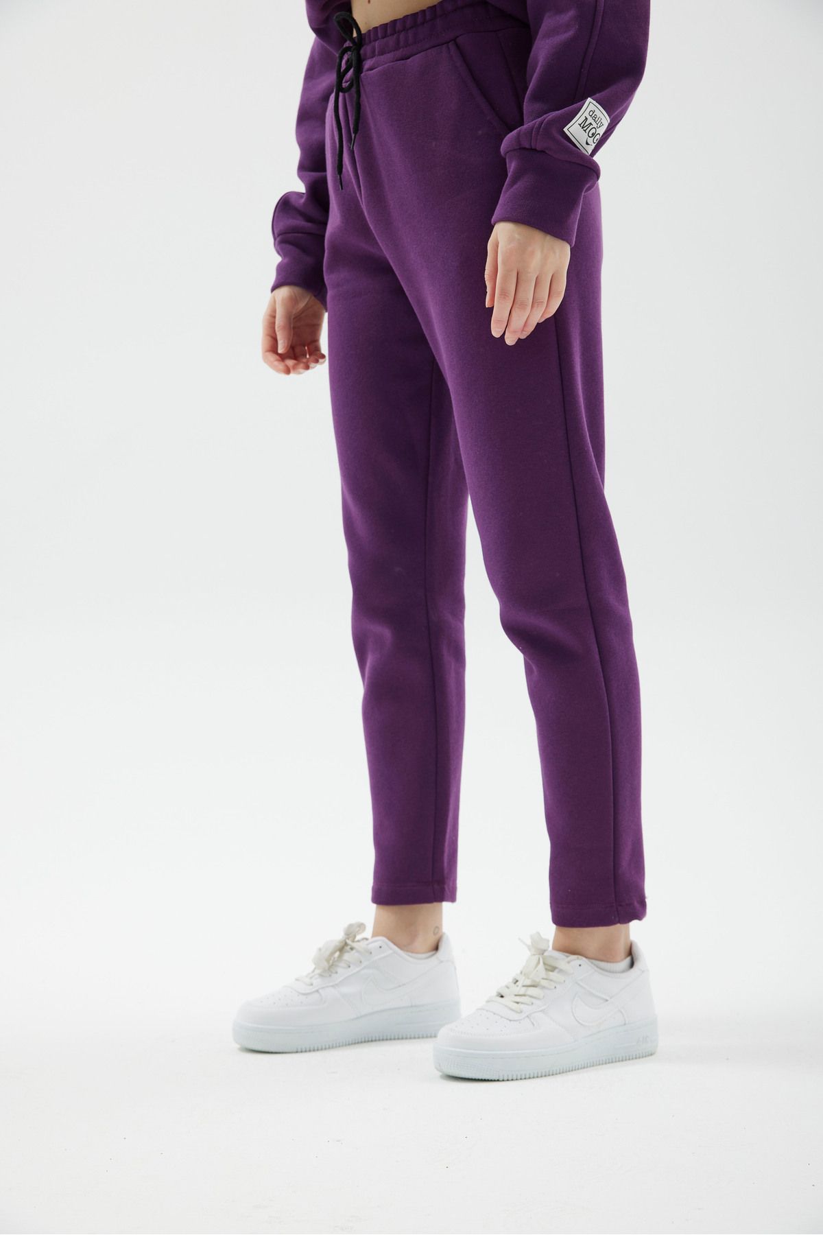 KISA PAÇA BELİ LASTİKLİ CEPLİ RAHAT ÖRME PANTOLON EŞOFMAN